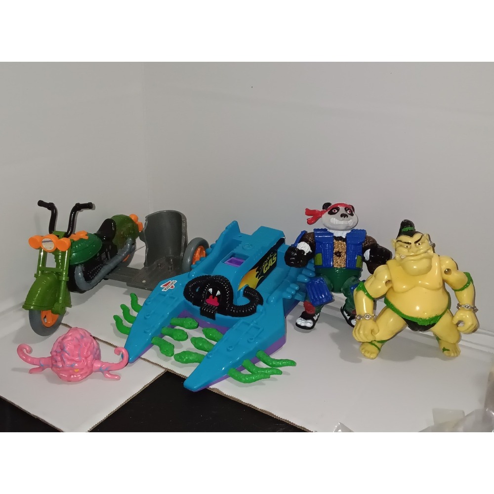 Vintage 1988-90's Teenage Mutant Ninja Turtles TMNT Figure Lot